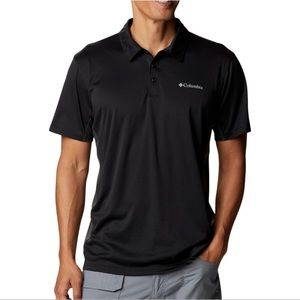 Columbia PFG Men's Size M Black Polo Fishing/Golf
Shirt Omni Wicking